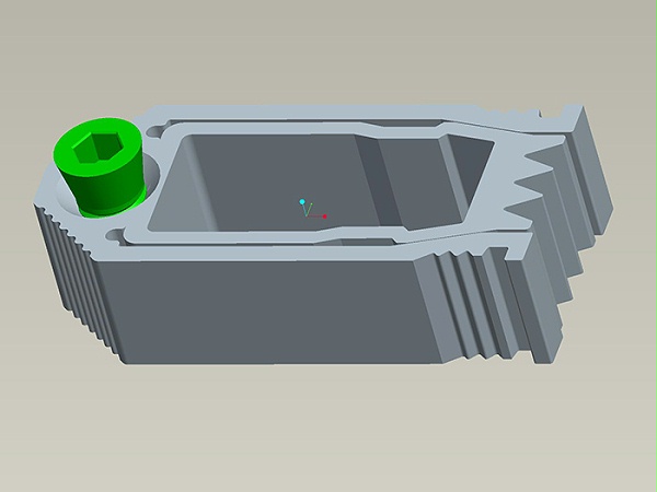 销钉中柱3D展示图